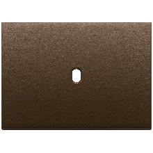 PLACCA 3MX1 VINTAGE BRONZO SCURO SPAZZ. - VIMAR 22673.1.12 - VIMAR 22673.1.12 product photo