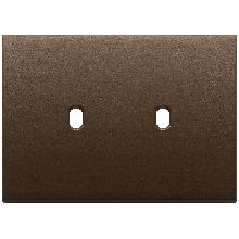 PLACCA 3MX2 VINTAGE BRONZO SCURO SPAZZ. - VIMAR 22673.2.12 - VIMAR 22673.2.12 product photo