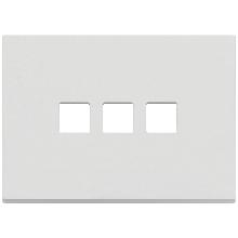 PLACCA 3MX3 FLAT BIANCO MATT - VIMAR 22683.3.01 - VIMAR 22683.3.01 product photo