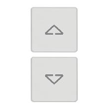 DUE TASTI FLAT SIMBOLI FRECCE BIANCO - VIMAR 22751.2.01 - VIMAR 22751.2.01 product photo