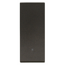 PULSANTE 1P NO 10A NERO - VIMAR 30008.G product photo