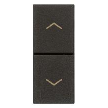 Due pulsanti interbl. NO+NO 10A nero - VIMAR 30062.G - VIMAR 30062.G product photo