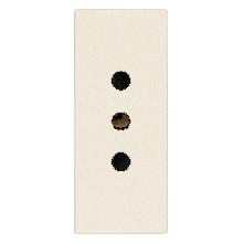 PRESA 2P+T 10A P11 CANAPA - VIMAR 30201.C - VIMAR 30201.C product photo