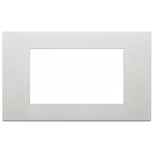PLACCA 4 MODULI ARGENTO - VIMAR 30654.20 product photo