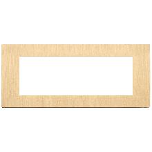 PLACCA 7M ORO SPAZZOLATO - VIMAR 30657.70 product photo