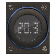 TERMOSTATO ROTELLA IOT 2M NERO - VIMAR 30810.G product photo