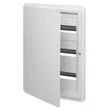 CENTRALINO ESTETICO INCASSO 54 MODULI PORTELLA BIANCO IP40 - VIMAR V53154.B product photo