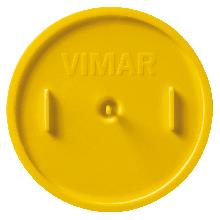 COPERCHIO ANTIMALTA D.60MM GIALLO - VIMAR V71011 - VIMAR V71011 product photo