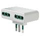 1161B - Vimar Spine e prese Adattatore mult. S11+4P11 bianco - VIMAR 01161.B product photo Photo 01 2XS