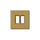 8606BR - PLACCA 2M ALLUMINIO SCATTO BRONZO - VIMAR 08606.BR product photo Photo 01 2XS