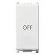 PULSANTE 1P NO+NC 10A SIMBOLO OFF BIANCO - VIMAR 14056.33 product photo Photo 01 2XS