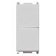 DOPPIO PULSANTE 1P NO+NO 10A SILVER SERIE PLANA - VIMAR 14066.SL product photo Photo 01 2XS