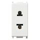 PLANA-PRESA 2P 16A STD.USA+EU D.4.8MM BIANCO - VIMAR 14233 - VIMAR 14233 product photo Photo 01 2XS