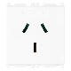 PLANA-PRESA SICURY 2P+T 10A STD.AUSTRALIA BIANCO - VIMAR 14261 - VIMAR 14261 - VIMAR 14261 product photo Photo 01 2XS