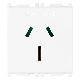 PLANA-PRESA SICURY 2P+T 15A STD.AUSTRALIA BIANCO - VIMAR 14262 - VIMAR 14262 product photo Photo 01 2XS