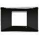 PLACCA 2 MODULI CENTRALI NERO - VIMAR 14652.05 - VIMAR 14652.05 product photo Photo 01 2XS