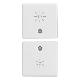 DUE MEZZI TASTI 1M DIMMER BIANCO - VIMAR 14751.3 - VIMAR 14751.3 product photo Photo 01 2XS