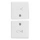DUE MEZZI TASTI 1M ON/OFF VOLUME BIANCO - VIMAR 14751.4 - VIMAR 14751.4 product photo Photo 01 2XS