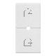 DUE MEZZI TASTI 1M SCENARI BIANCO - VIMAR 14755.6 - VIMAR 14755.6 product photo Photo 01 2XS