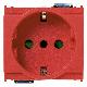 IDEA-PRESA SICURY 2P+T 16A ITALIANO ROSSO - VIMAR 16209.R - VIMAR 16209.R product photo Photo 01 2XS