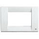 IDEA-PLACCA 3P METAL BIANCO - VIMAR 16733.01 - VIMAR 16733.01 product photo Photo 01 2XS