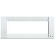 IDEA-PLACCA 6P.METAL BIANCO - VIMAR 16736.01 - VIMAR 16736.01 product photo Photo 01 2XS
