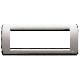 IDEA RONDO'-PLACCA 6M METAL NICHEL - VIMAR 16756.34 - VIMAR 16756.34 product photo Photo 01 2XS