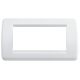 Placca Rondo' 4 Moduli Vimar Idea Bianco Brillante - VIMAR 16764.01 product photo Photo 01 2XS