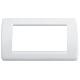 Placca Rondo' 4 Moduli Vimar Idea Bianco Brillante - VIMAR 16764.01 product photo Photo 01 2XS