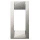 IDEA CLASSIC-PLACCA 1M PANNELLI METALLO ARGENTO ME - VIMAR 16781.21 product photo Photo 01 2XS