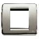 IDEA RONDO'-PLACCA 1/2M RID.METAL NICKEL SPAZZOL. - VIMAR 17093.34 product photo Photo 01 2XS