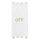 ARKE'-PULSANTE 1P NO+NC 10A SIMB.OFF BIANCO - VIMAR 19056.33.B - VIMAR 19056.33.B - VIMAR 19056.33.B product photo Photo 01 2XS