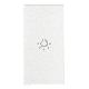TASTO 1M SIMBOLO LUCE ASSIALE BIANCO - VIMAR 19131.L.B product photo Photo 01 2XS