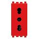 PRESA 2P+T 16A P17/11 ROSSO - VIMAR 19203.R - VIMAR 19203.R product photo Photo 01 2XS