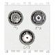 PRESA TV-FM-SAT DIRETTA 3 USCITE BIANCO - VIMAR 19303.B - VIMAR 19303.B product photo Photo 01 2XS