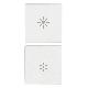 DUE MEZZI TASTI 1M REGOLAZIONE BIANCO - VIMAR 19751.3.B - VIMAR 19751.3.B - VIMAR 19751.3.B product photo Photo 01 2XS