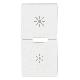 DUE MEZZI TASTI 1M DIMMER BIANCO - VIMAR 19755.3.B - VIMAR 19755.3.B product photo Photo 01 2XS