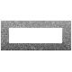 Placca fit 7M ardesia matt - VIMAR 19957.02 - VIMAR 19957.02 product photo Photo 01 2XS