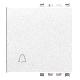 EIKON-TASTO 2M ILLUMIN.SIMB.CAMPANELLO BIANCO - VIMAR 20022.C.B product photo Photo 01 2XS