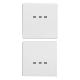 EIKON-DUE MEZZI TASTI 1M NEUTRO PERS. BIANCO - VIMAR 20751.B - VIMAR 20751.B - VIMAR 20751.B product photo Photo 01 2XS