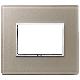 EIKON EVO-PLACCA 3M CRISTALLO OPALE BRUNO - VIMAR 21653.74 - VIMAR 21653.74 product photo Photo 01 2XS