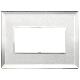EIKON EVO-PLACCA 4M CRISTALLO ARGENTO GHIACCIO - VIMAR 21654.72 - VIMAR 21654.72 - VIMAR 21654.72 product photo Photo 01 2XS