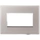 EIKON EVO-PLACCA 4M CRISTALLO GRIGIO PERLA - VIMAR 21654.73 - VIMAR 21654.73 product photo Photo 01 2XS