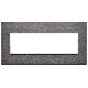 EIKON EVO-PLACCA 7M ALLUMINIO GRIGIO LAVA - VIMAR 21657.03 - VIMAR 21657.03 product photo Photo 01 2XS