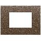 PLACCA 3M BRONZO SCURO SPAZZOLATO - VIMAR 22653.12 - VIMAR 22653.12 product photo Photo 01 2XS
