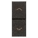 Due pulsanti interbl. NO+NO 10A nero - VIMAR 30062.G - VIMAR 30062.G product photo Photo 01 2XS