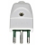 SPINA MOBILE ELETTRICA 2P+T 10A S11 ASSIALE BIANCO - VIMAR 00201.B product photo Photo 01 2XS