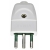 SPINA MOBILE ELETTRICA 2P+T 10A S11 ASSIALE BIANCO - VIMAR 00201.B product photo Photo 01 2XS