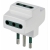 ADATTATORE TRIPLO PRESE 10A SPINA PICCOLA S11+3P11 BIANCO - VIMAR 00320.B product photo Photo 01 2XS