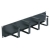 PANNELLO PASSACAVI 2 UNITA RACK 19'' NERO - VIMAR 03200.2U product photo Photo 01 2XS